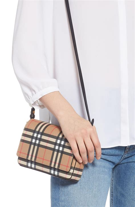 burberry hampshire crossbody bag|burberry small vintage check bag.